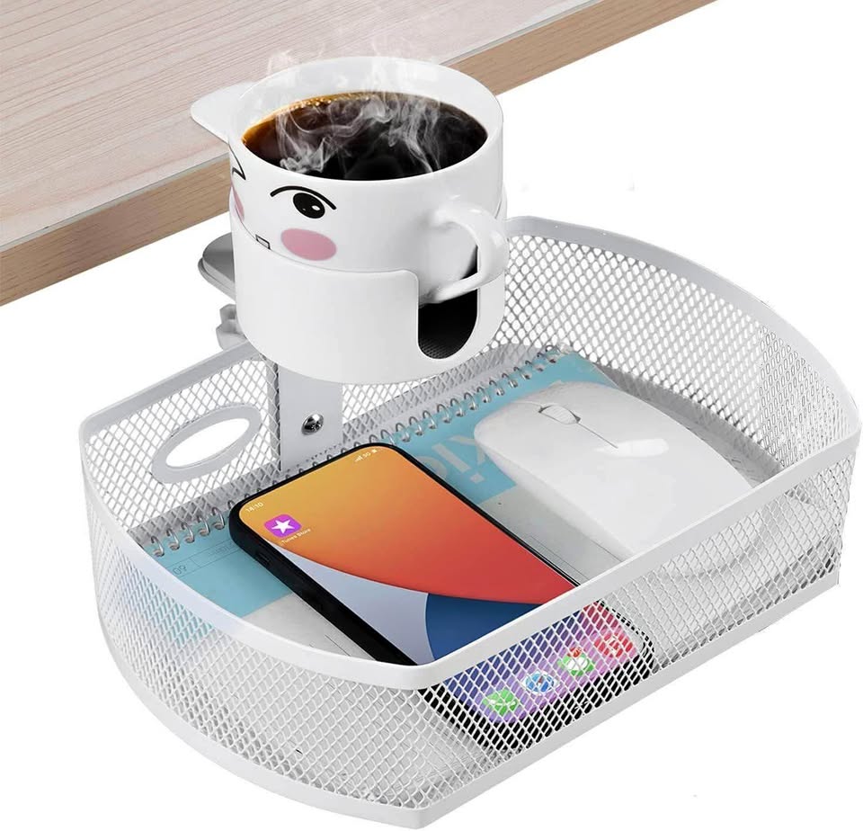 Under Desk Organizer, Cup Holder, Table Tray, Pencil Drawer
