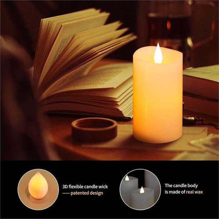 3" x 5" Flameless Candles Set of 1 - photo 2
