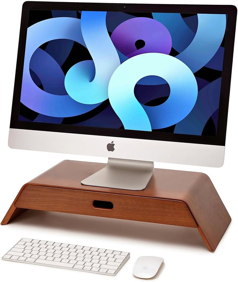 Computer Stand Wood with Upgraded Drawer