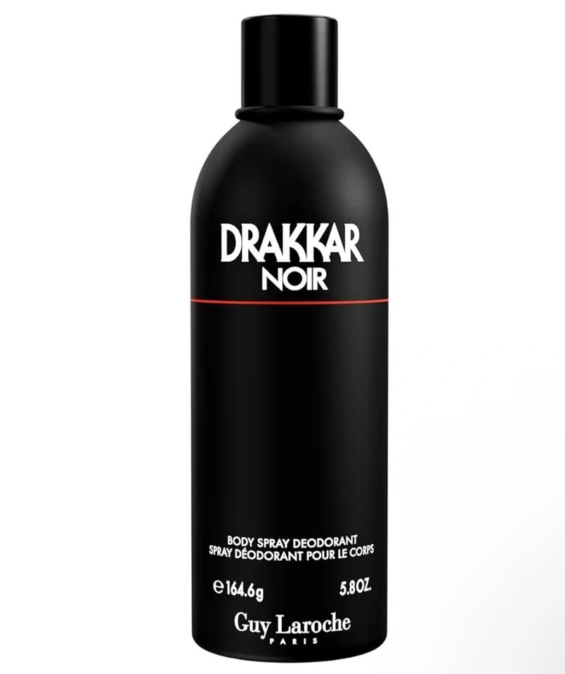 Drakkar Noir Body Spray Deodorant For Men - Long Lasting cologne