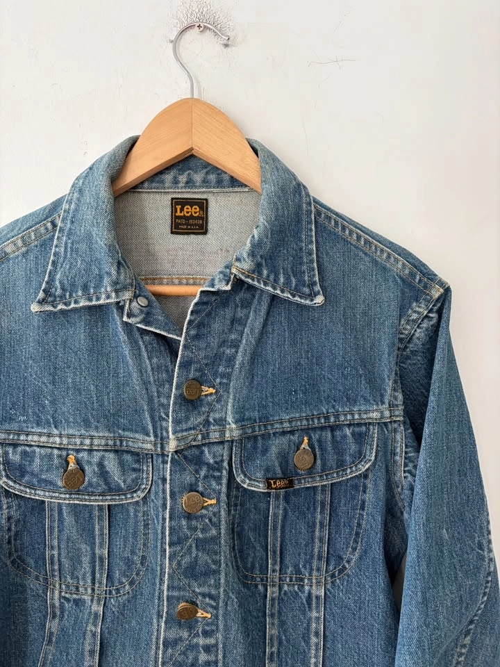 Vintage Lee Riders Women's Denim Trucker Jacket PATD 153438 Size - photo 2