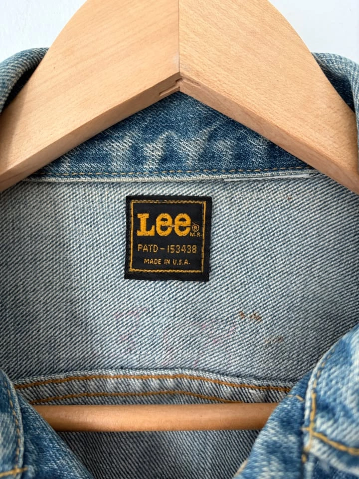 Vintage Lee Riders Women's Denim Trucker Jacket PATD 153438 Size - photo 3