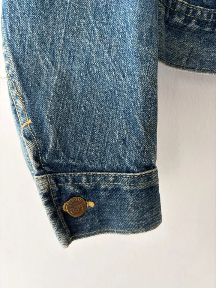 Vintage Lee Riders Women's Denim Trucker Jacket PATD 153438 Size - photo 4