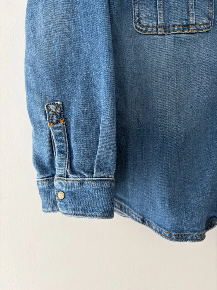 Zadig & Voltaire Women’s Snap Denim Shirt Size M - photo 4