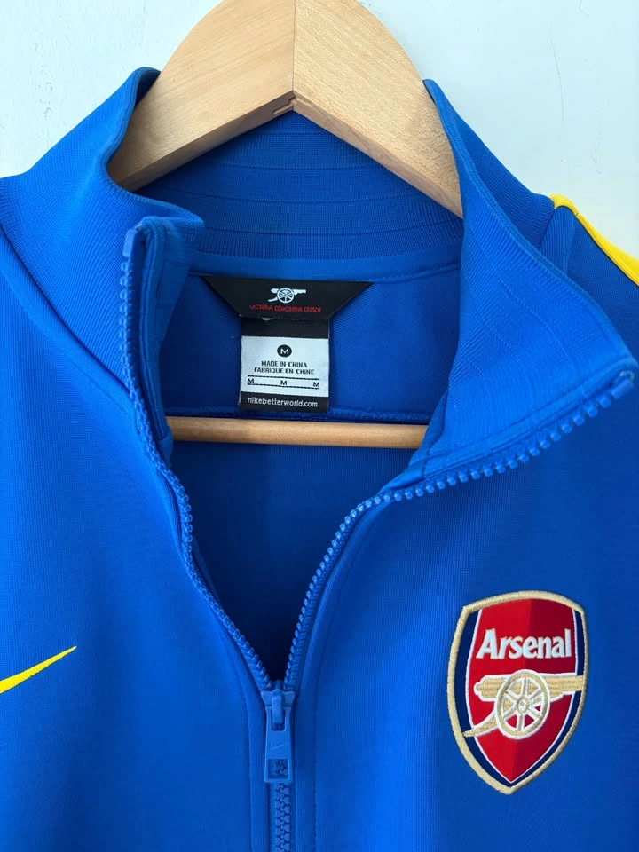 Nike Arsenal London N98 Soccer Track Jacket Size M - photo 3
