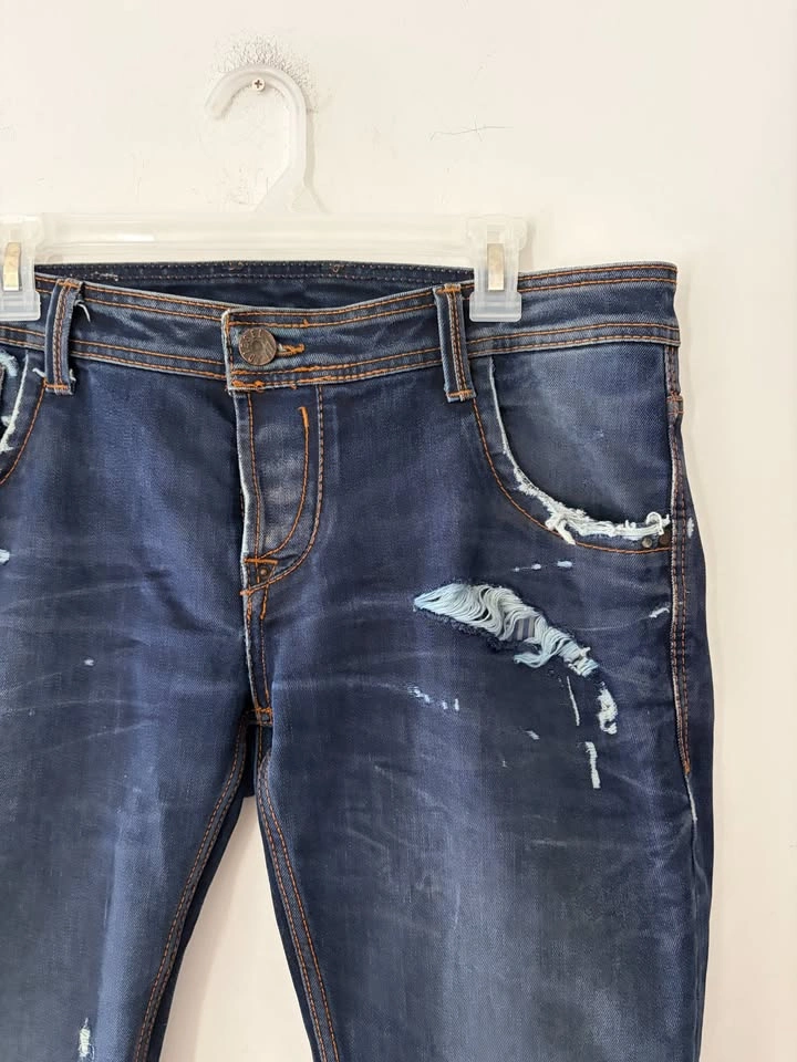 Diesel Industry Mens Distressed Jeans Size 34 - photo 2