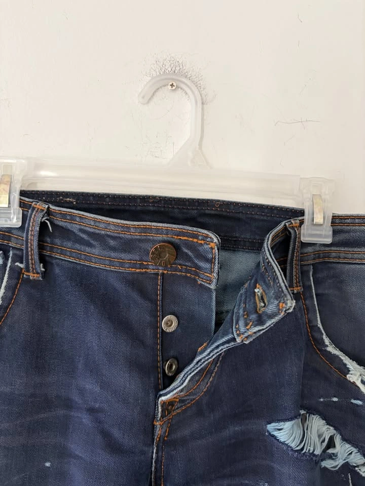 Diesel Industry Mens Distressed Jeans Size 34 - photo 3