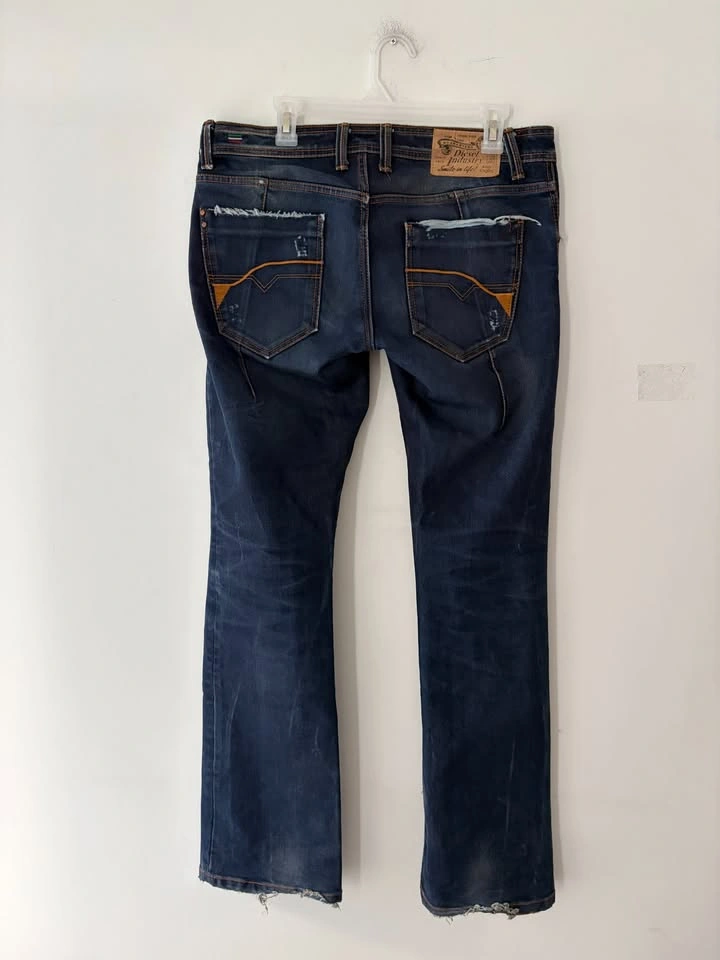 Diesel Industry Mens Distressed Jeans Size 34 - photo 5