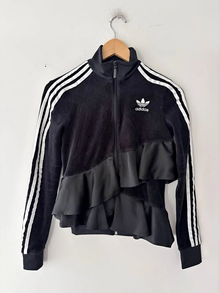 Adidas Women's Velour Track Top Jacket XXS