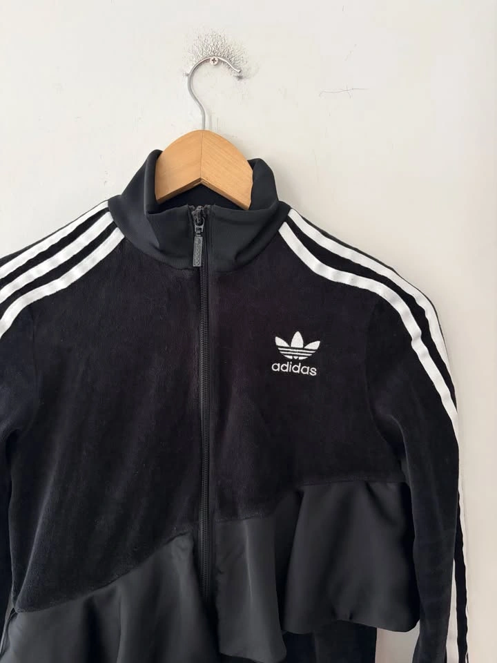 Adidas Women's Velour Track Top Jacket XXS - photo 2