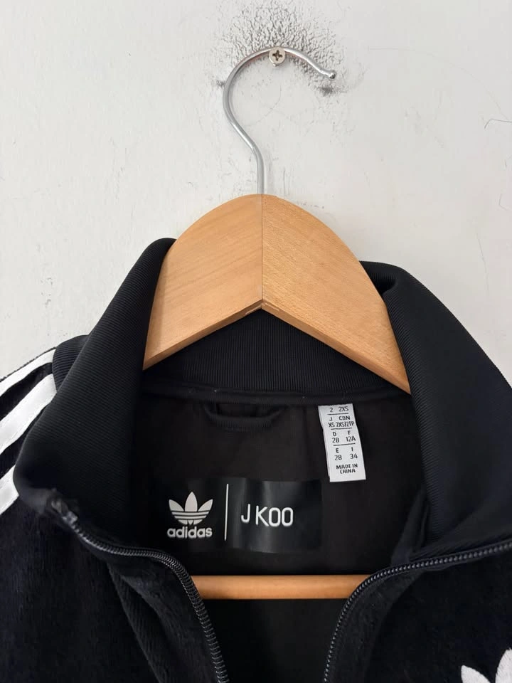 Adidas Women's Velour Track Top Jacket XXS - photo 3