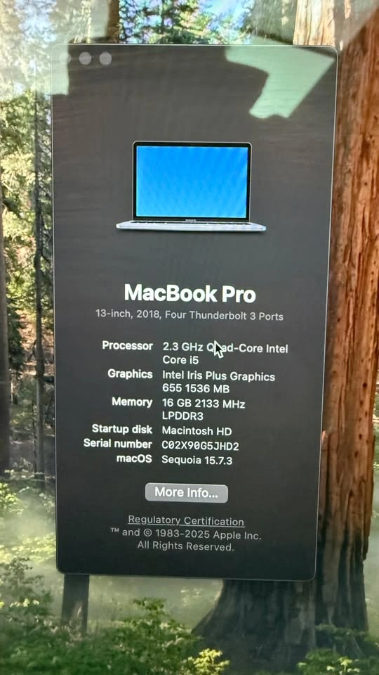 2018 MacBook Pro 13" | 512GB | Quad-Core i5 | 16GB RAM - photo 3