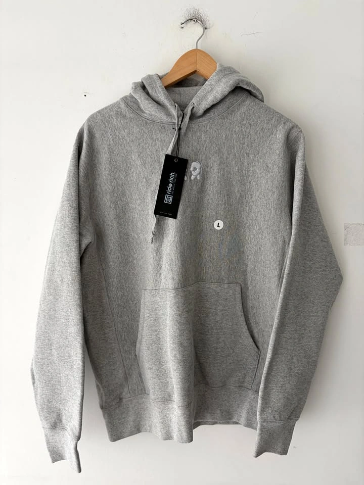Ride Rich Rep Life On Two Embroidered Hoodie Size L NEW
