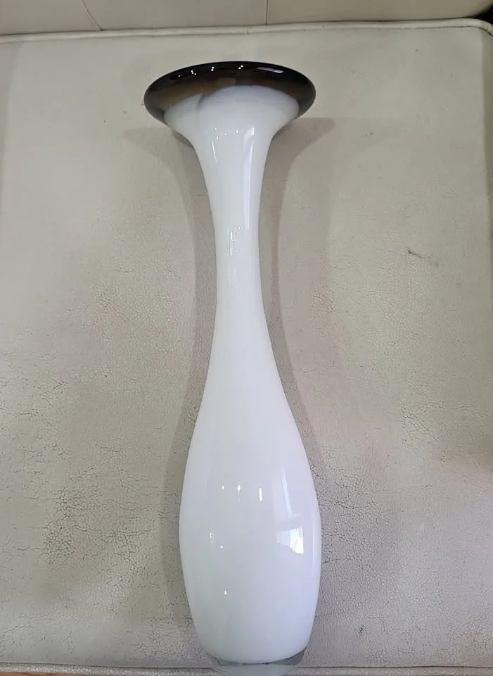 White Decorative Vase - $20