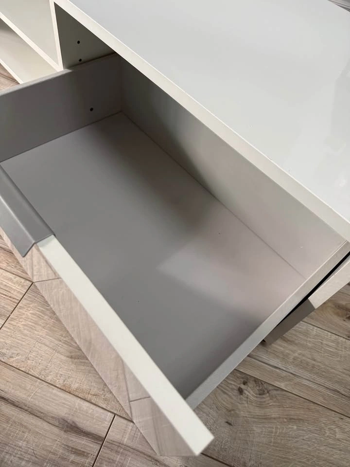 White 2-Drawer TV Stand / Console - photo 5