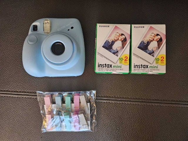 Fuji Instax Mini 7+ Pastel Blue Camera - photo 2