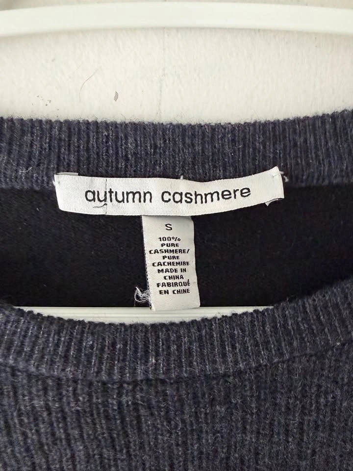 Autumn Cashmere 100% Pure Cashmere Sweater Size S - photo 2