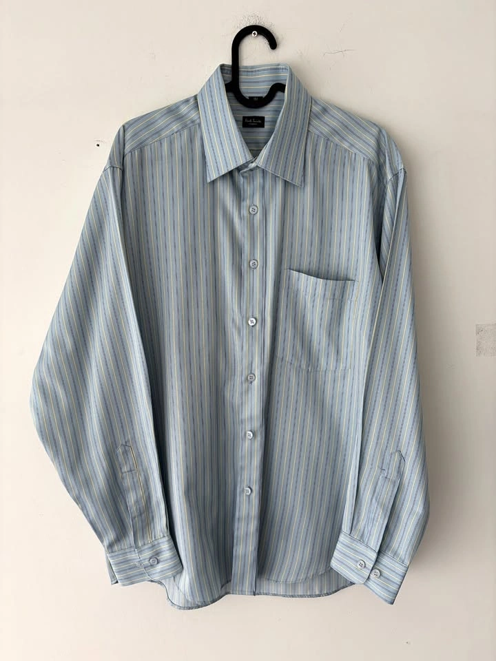 Paul Smith Long Sleeve 100% Cotton Striped Shirt Size 16.5