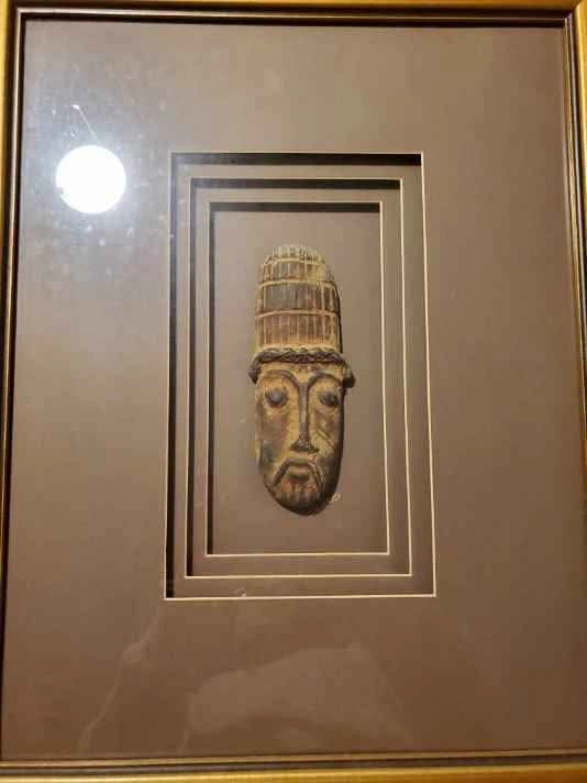 Mask art in frame