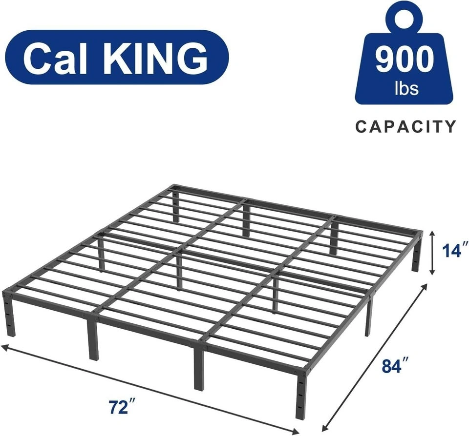 Metal Platform Bed Frame - California King - photo 2