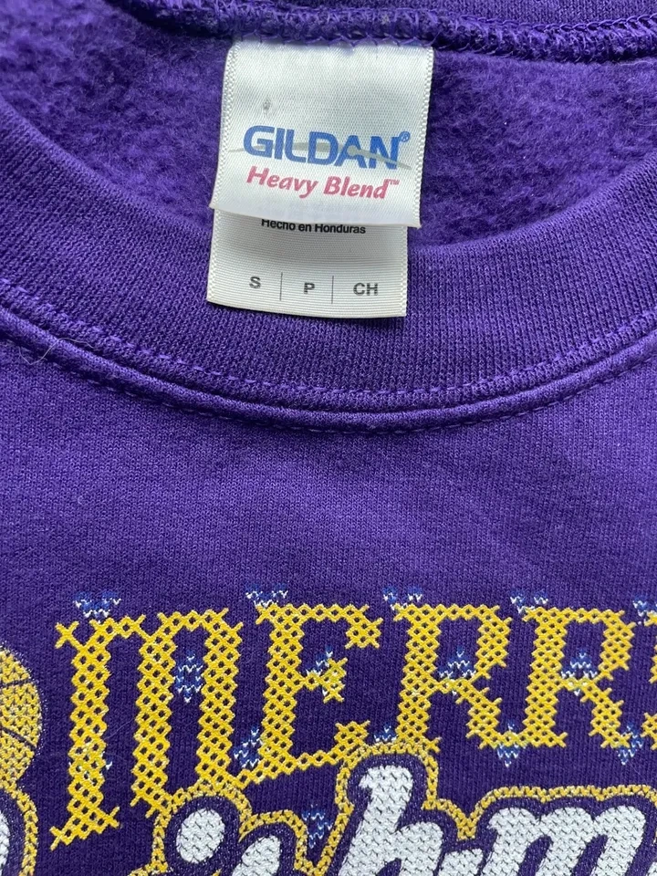 Vintage Kobe Bryant “Merry Swish-mas” Holiday Sweatshirt Size S - photo 2