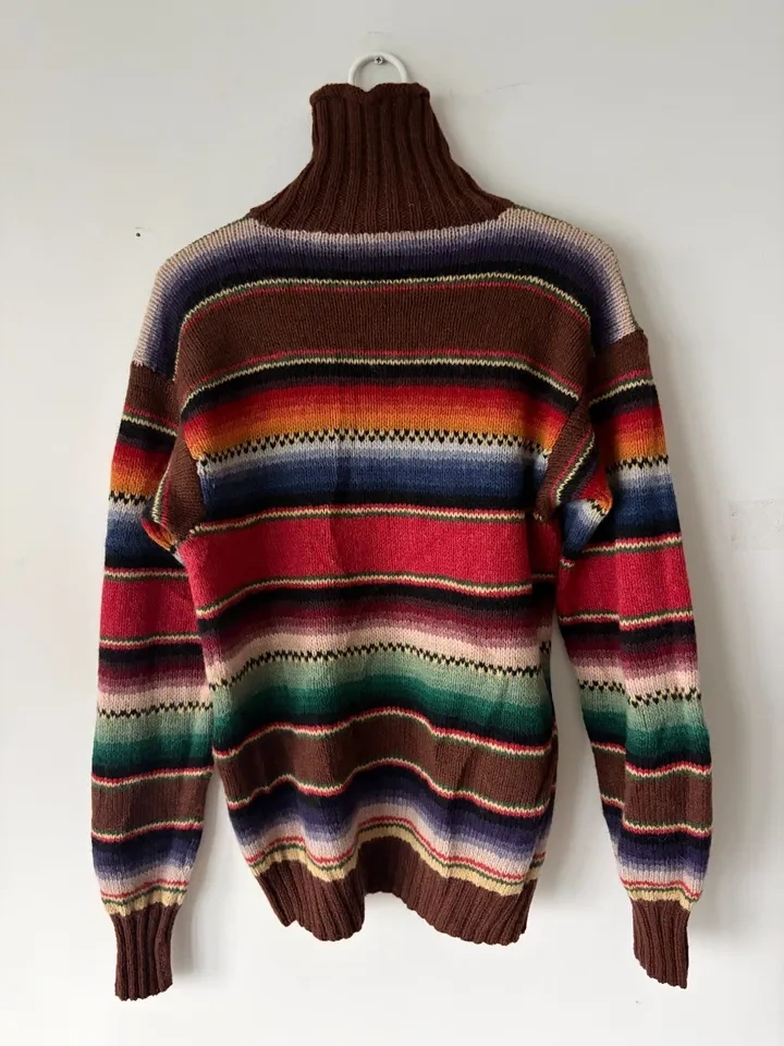 Vintage Ralph Lauren Country Women's Knit Wool Turtleneck Sweate - photo 5