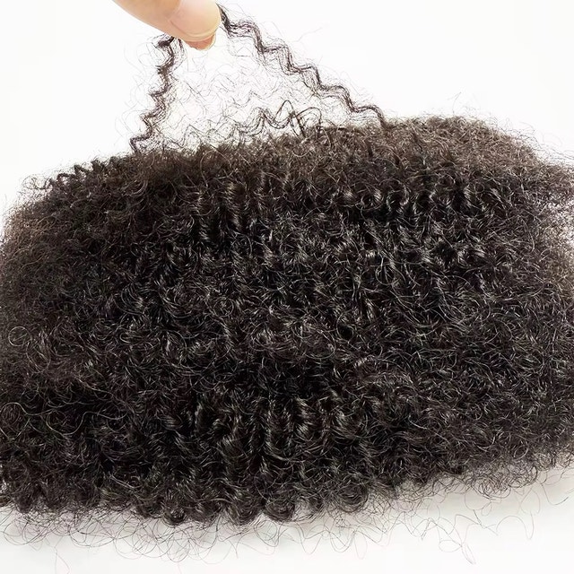 100% Human Hair Afro Kinky Bulk by milbacash, 16inch/30g - photo 5