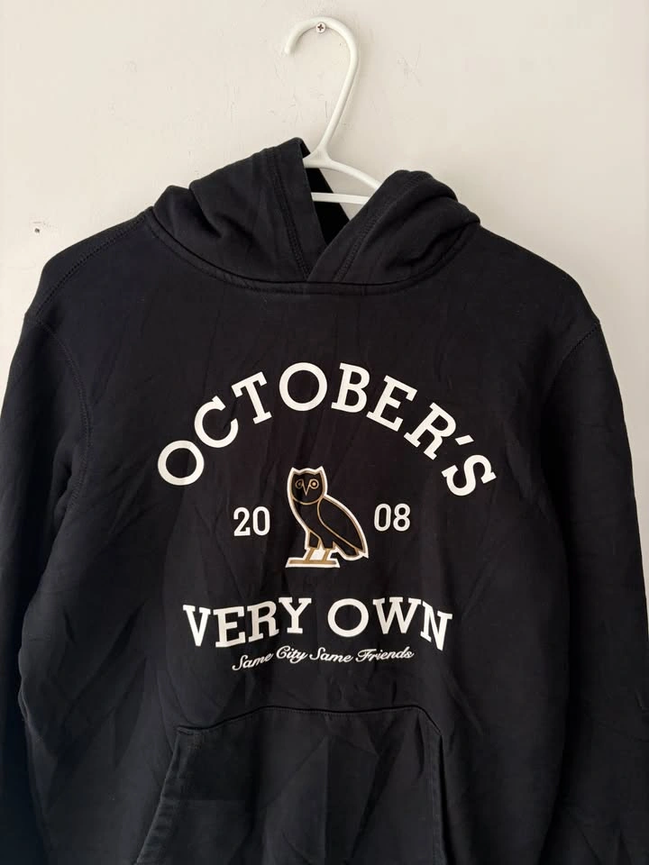 OVO October's Very Own Collegiate Black Hoodie Size S - photo 2