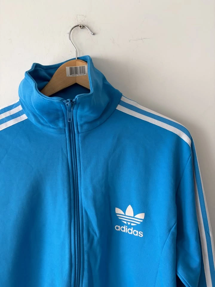 Vintage Adidas Blue Trefoil Track Jacket Size L - photo 2