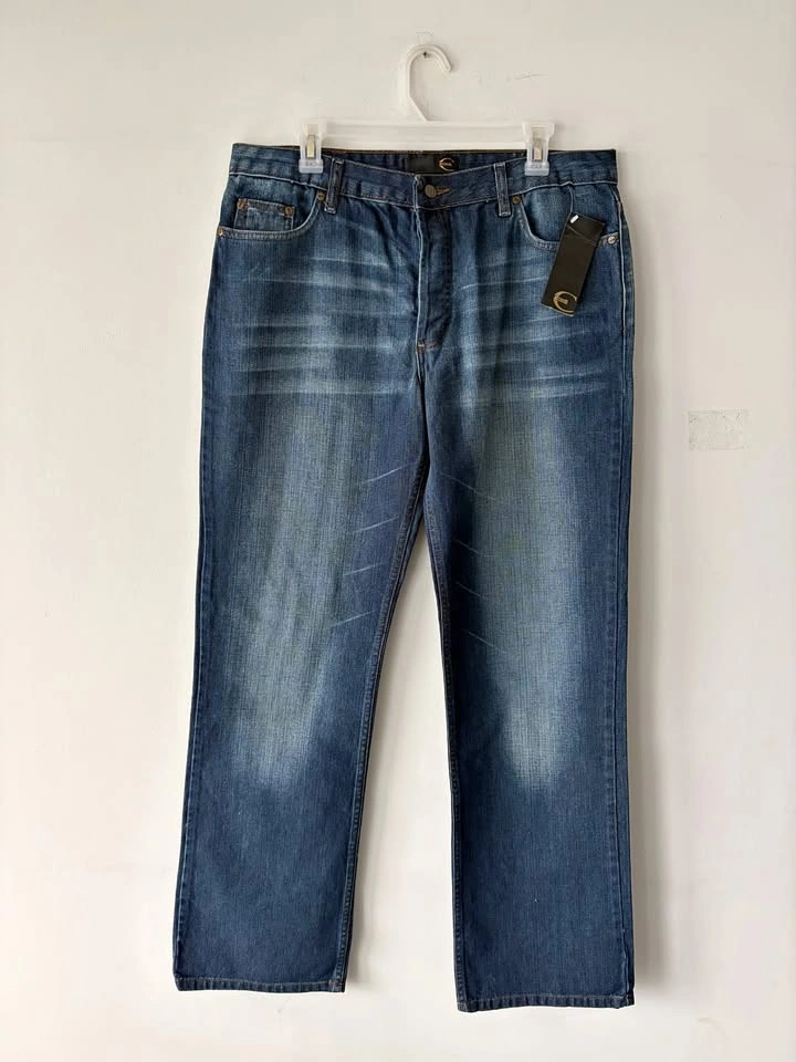 Just Cavalli Ittierre Mens Button Fly Denim Blue Jeans Size 36 N