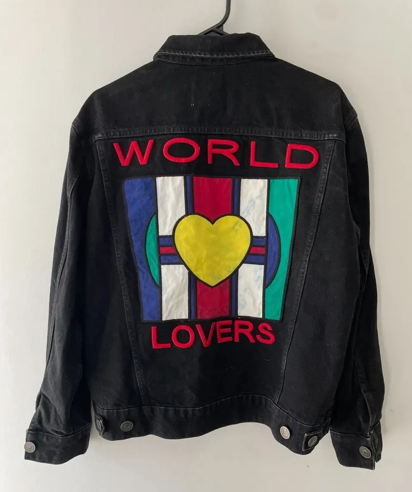 Sandro Paris World Lovers Denim Women's Jacket Size 38 - photo 4