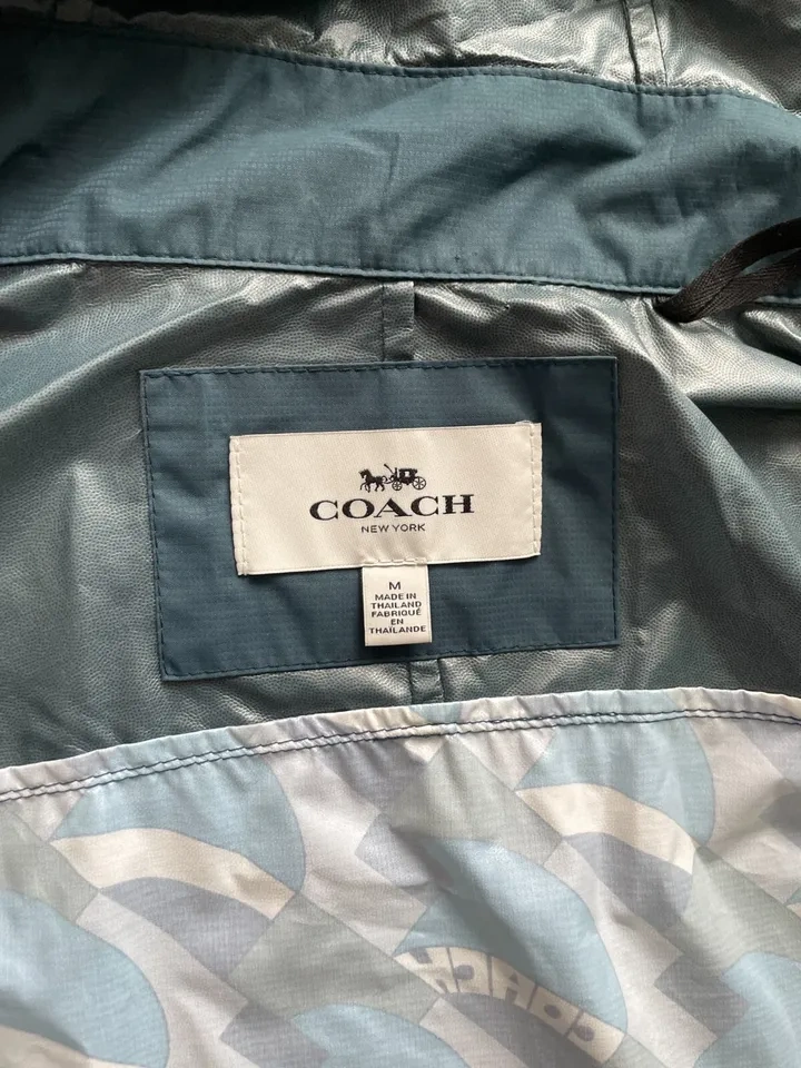 Coach Packable Mens Lightweight Jacket Size M - photo 3