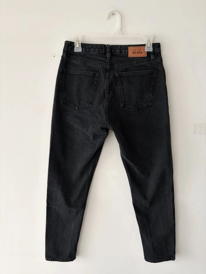 Sezane Brut Sexy Black Denim Jeans Size 30 - photo 5