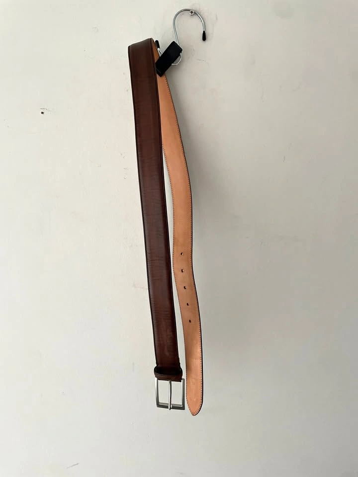 To Boot New York Adam Derrick Leather Belt Brown Size 36