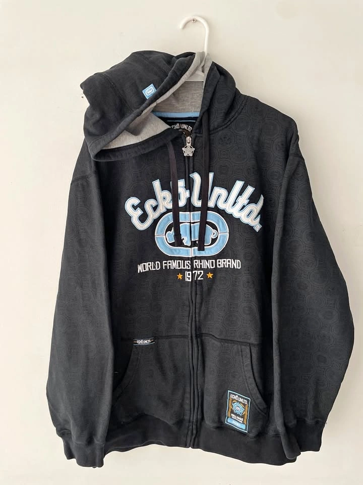 Vintage Ecko Unltd Evilution Full Zip Hoodie XXL