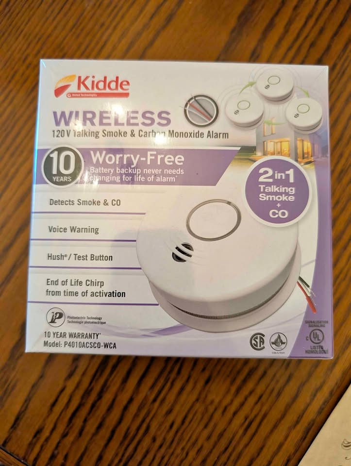 Kidde Smoke & Carbon Monoxide Alarm - 3 Pack