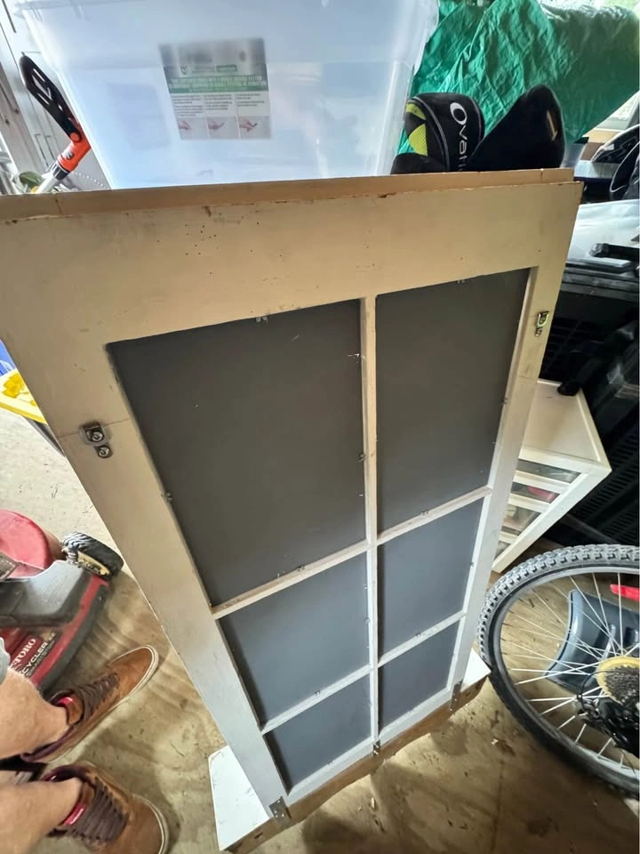 Antique Wall Mirror with Shelf and Hooks - photo 3