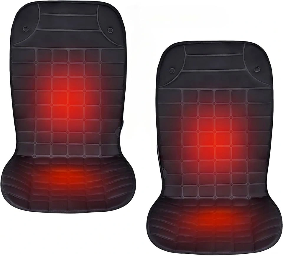 2-Pack Front Car Seat Covers – Universal Fit, Black