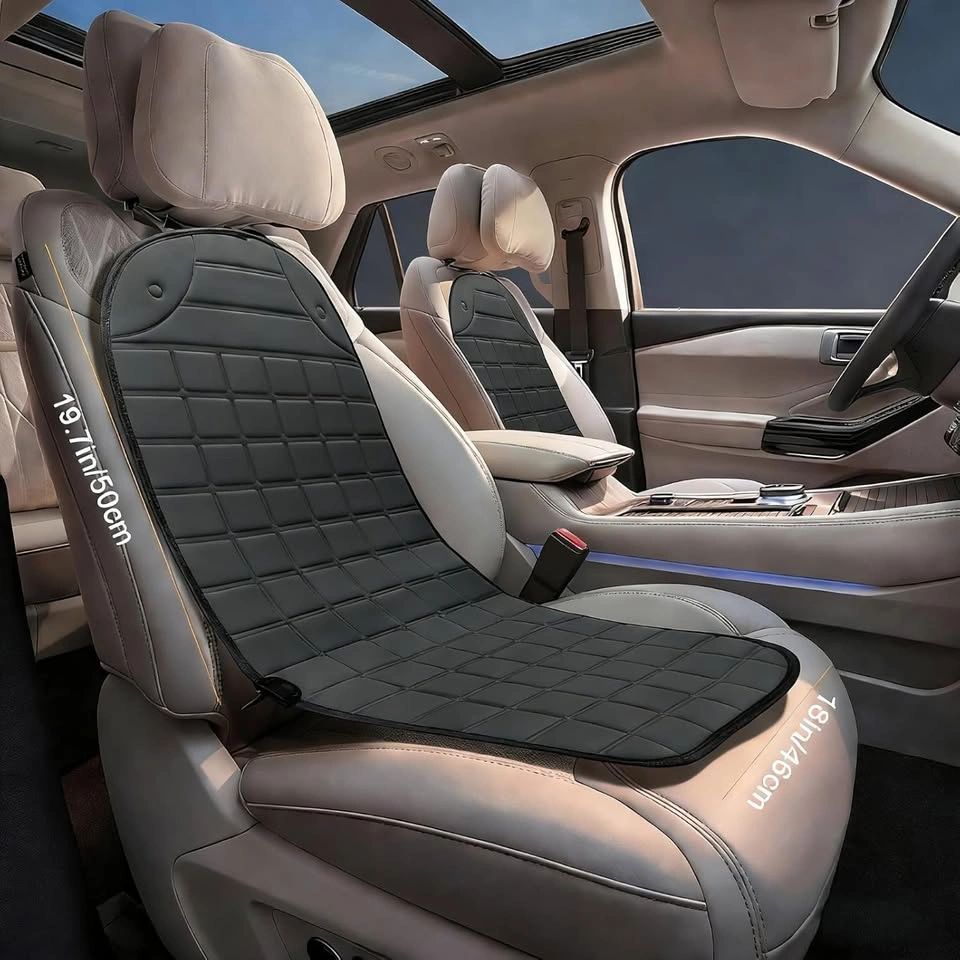 2-Pack Front Car Seat Covers – Universal Fit, Black - photo 4