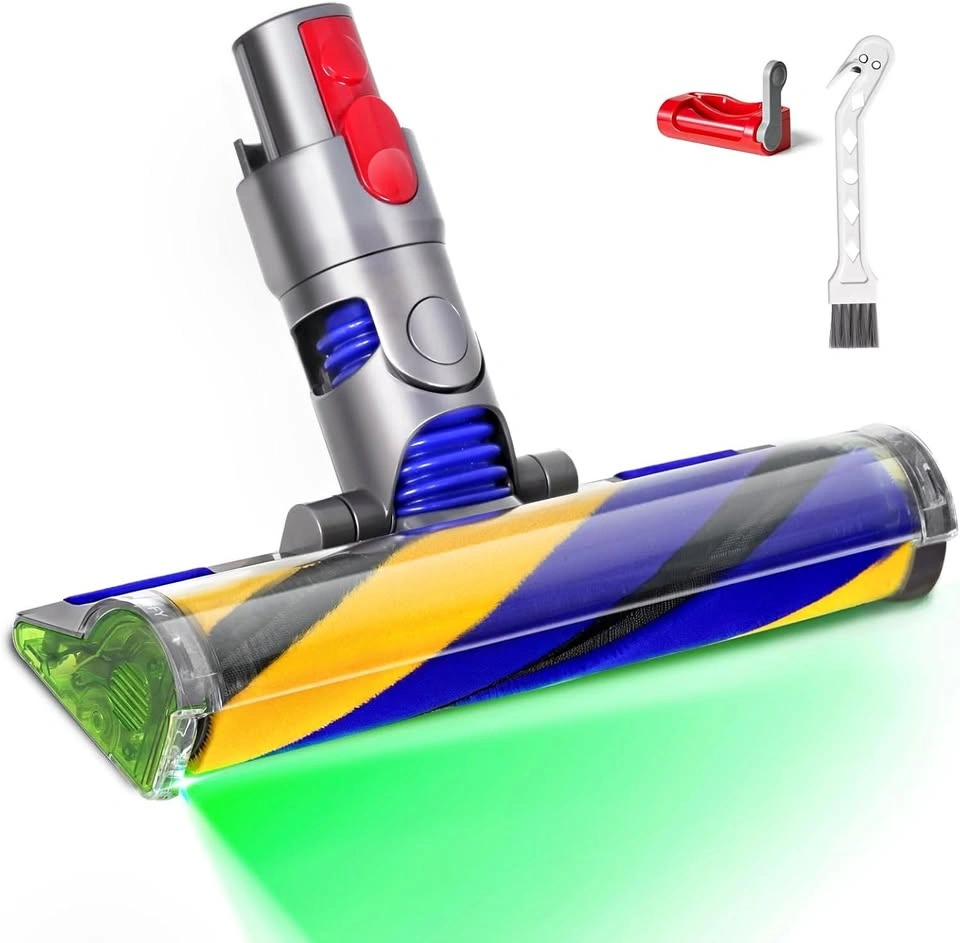 Fluffy Soft Roller Cleaner Head for Dyson V8 V10 V11 V15 – LED G
