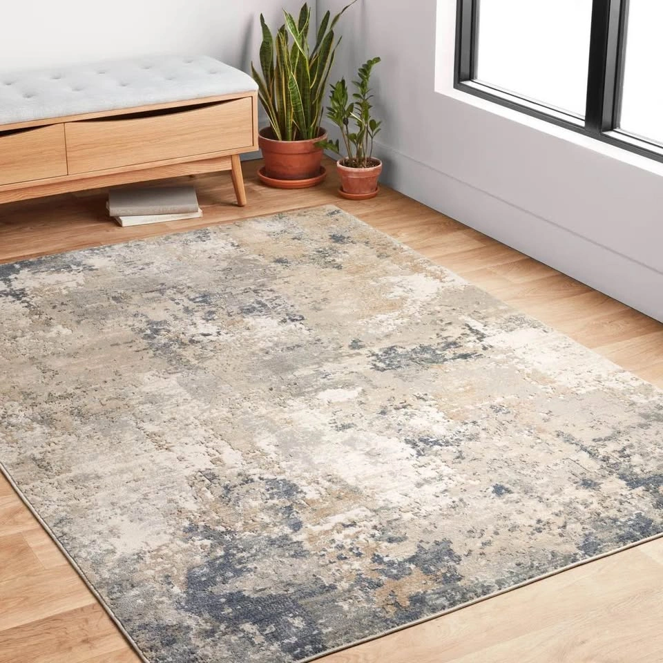 Brand New LOLOI Abstract Area Rug 6'7" x 9'2" Ivory/Beige/Grey - photo 4