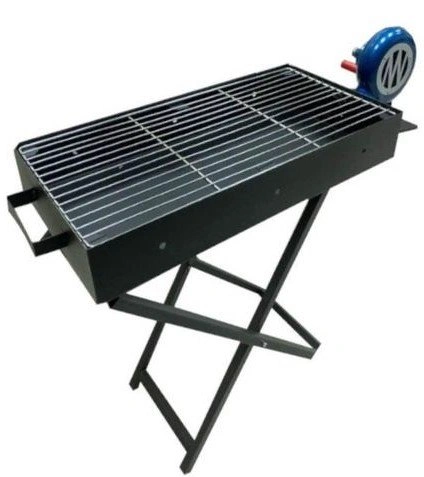 30x80 Charcoal BBQ Grill With Blower Fan - Brand New