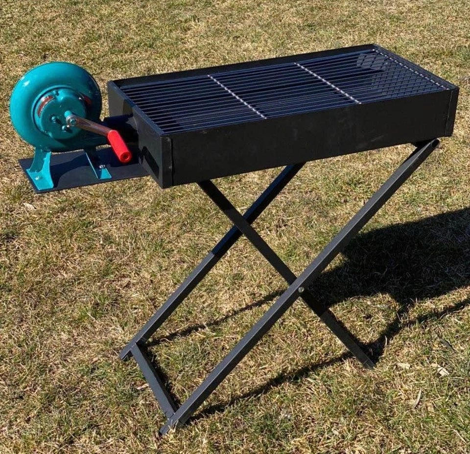 30x80 Charcoal BBQ Grill With Blower Fan - Brand New - photo 3