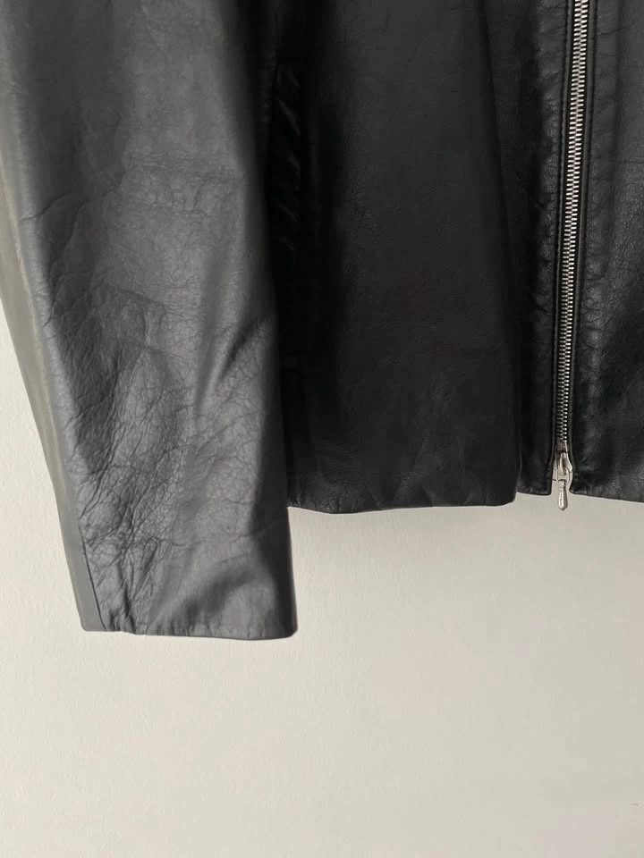 Vintage Roots Black Leather Men's Jacket Size L - photo 2