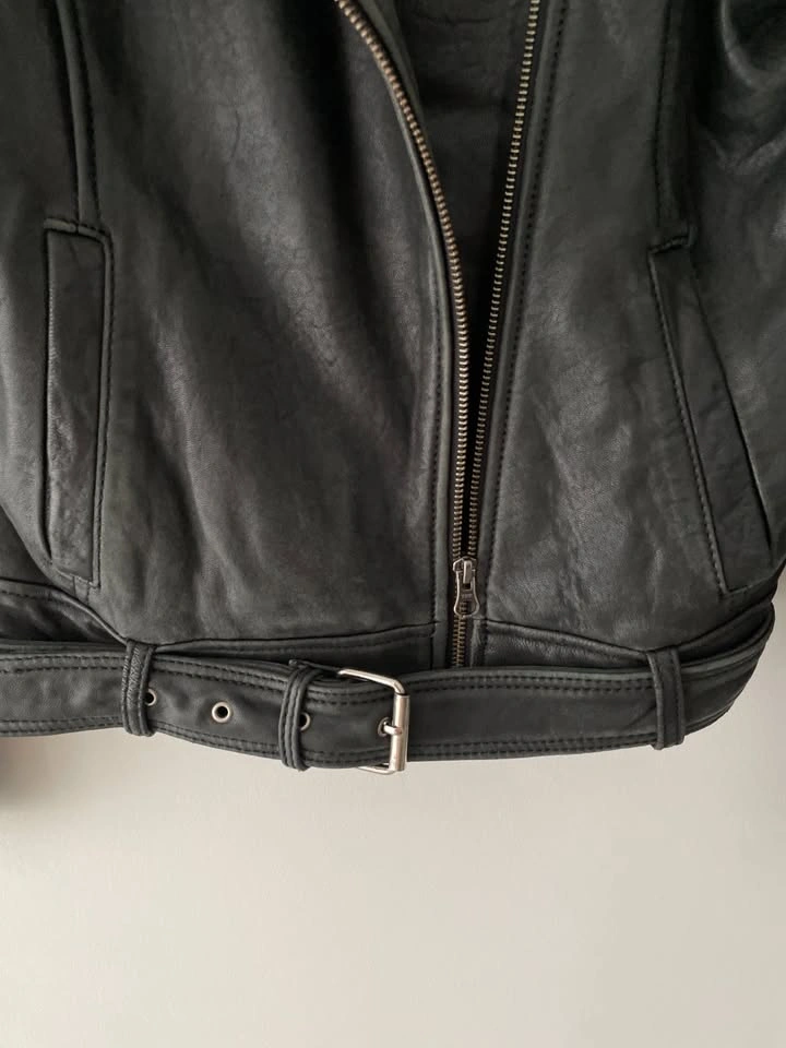 Sandro Women's Lamb Leather Jacket Size S - photo 3