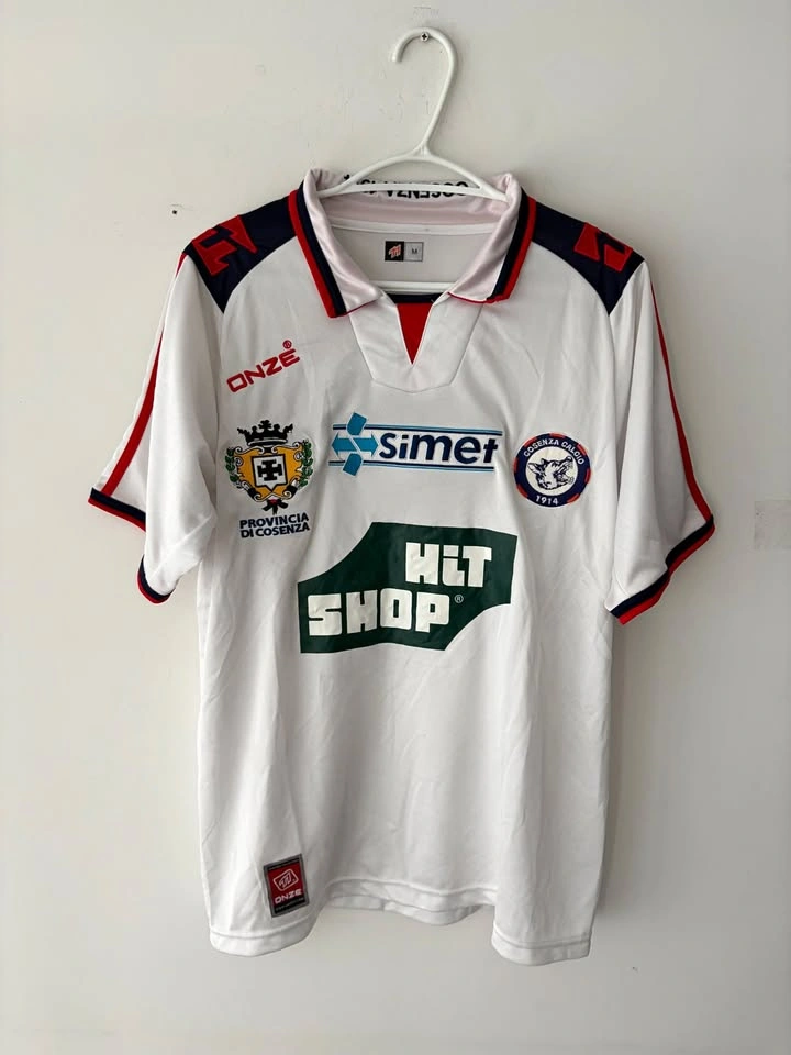 Vintage Onze Cosenza Calcio Jersey Size M