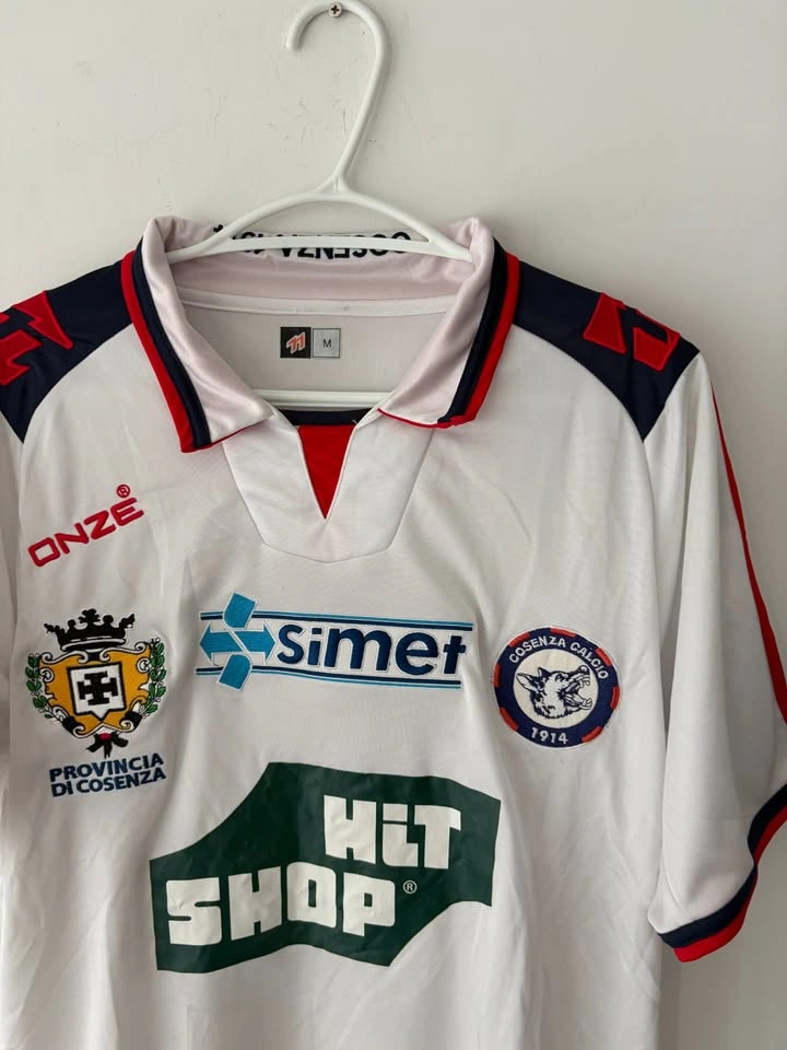Vintage Onze Cosenza Calcio Jersey Size M - photo 2