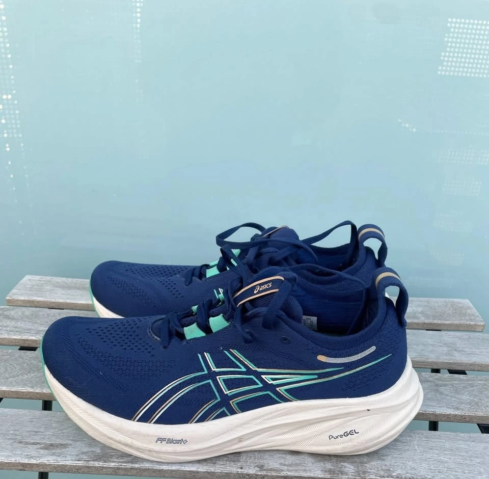 Asics Gel Nimbus 26 Men Blue Running Shoes Size 10 - photo 3