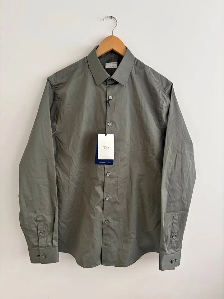 Tiger of Sweden Filbrodie Button Up Shirt Size 41 NEW