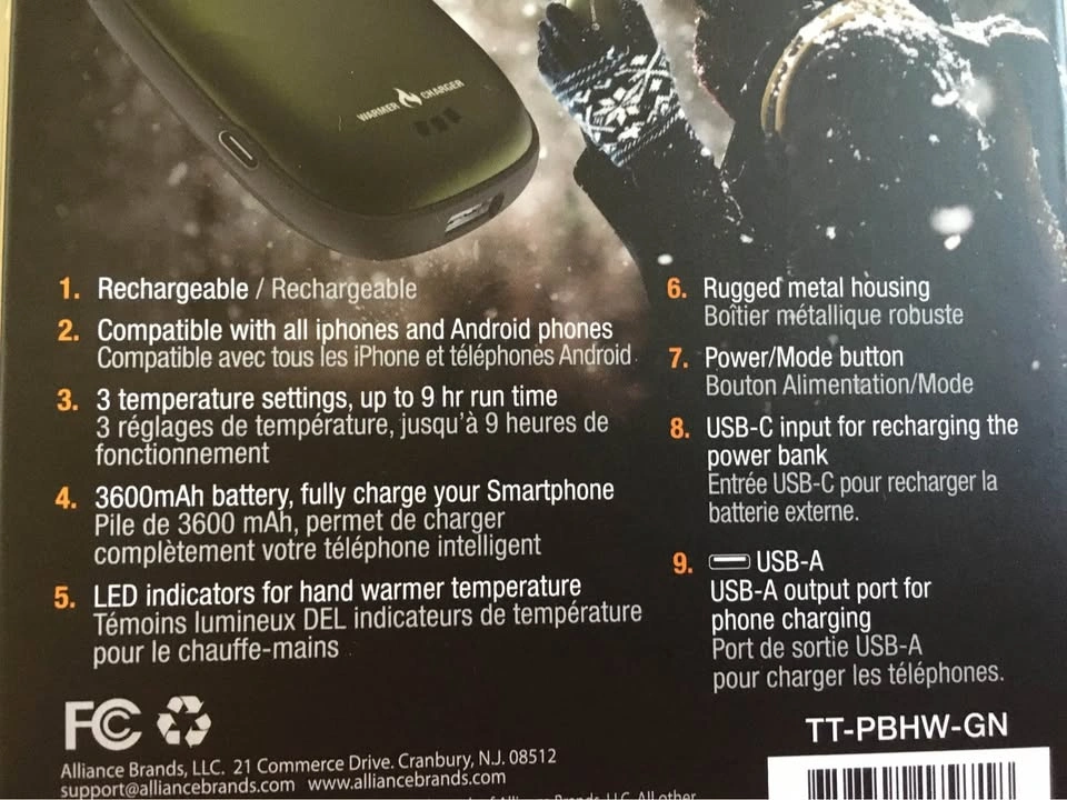 Brand New ToughTested Hand Warmer/Charger - photo 4